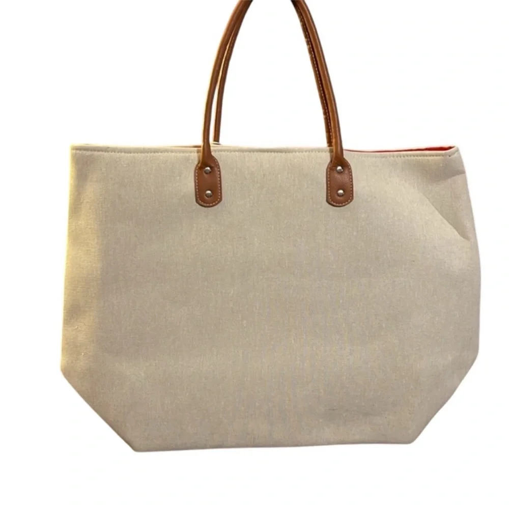 Large woven Tote Bag - Picture 2 of 7